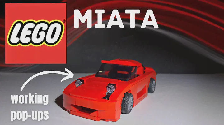 Lego Speed Champions Mazda MX-5 Miata | With working pop-up headlights!