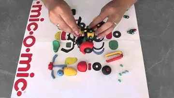 Конструктор "Mic-o-Mic" Мотоцикл трехколесный от hittoy.ru