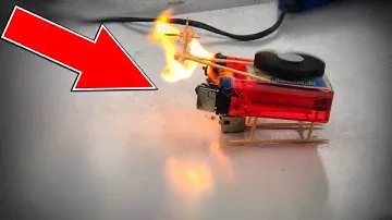 ОГНЕВОЙ ВЕРТОЛЕТ ИЗ СПИЧЕЧНОГО КОРОБКА. САМОДЕЛКИ. HELICOPTER.